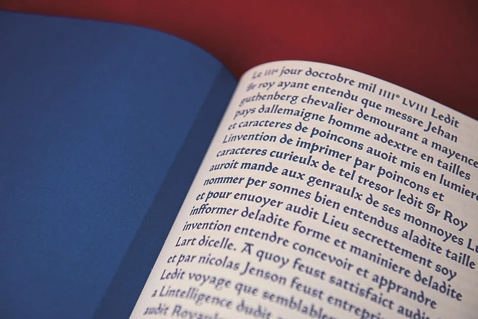 Livre Gotico Antiqua - ANRT (Réalisation 3)